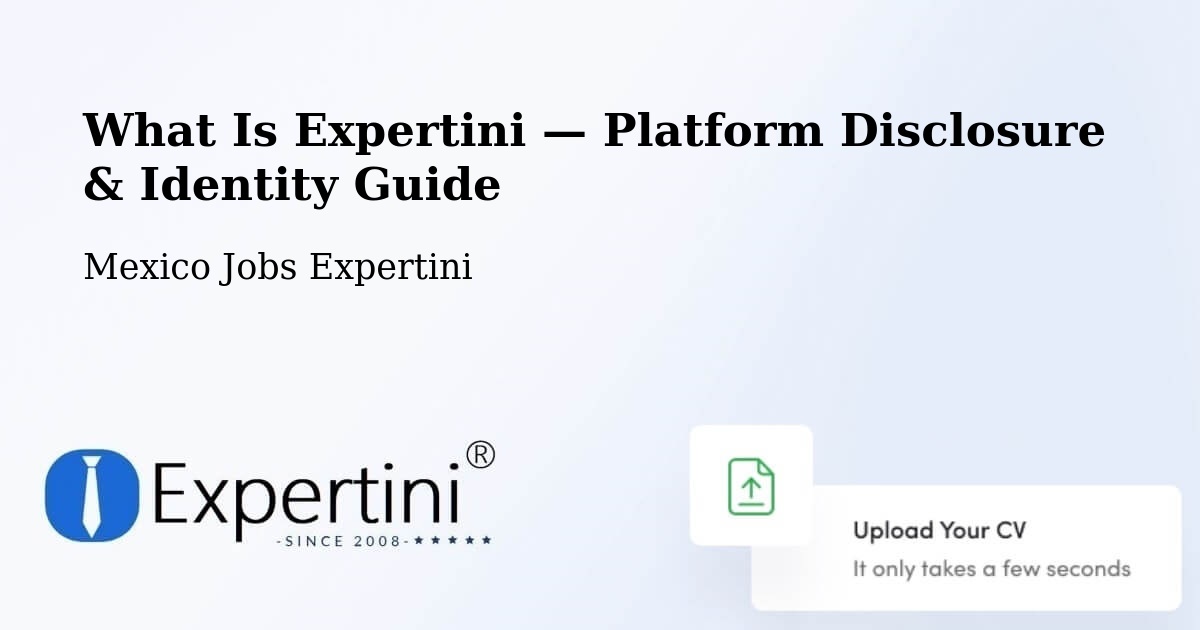 What Is Expertini — Platform Disclosure & Identity Guide – La Boveda